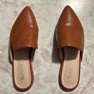 MayPie brown Flat Mules